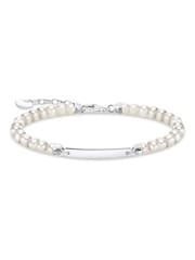 Thomas Sabo White Engravable Pearl Bracelet - Image 1 of 3