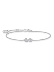 Thomas Sabo White Charm Club Infinity Bracelet - Image 1 of 3