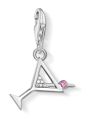 Thomas Sabo White Party Cocktail Glass Charm Pendant - Image 1 of 2
