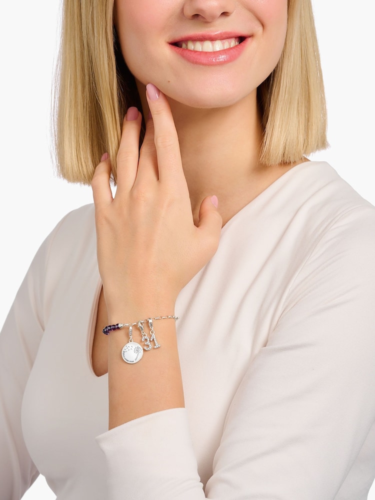 Thomas Sabo Silver Dandelion Charm Pendant - Image 2 of 2