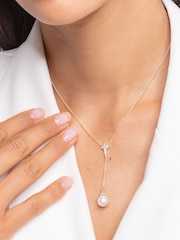 Thomas Sabo White Cosmic Pearl Star Necklace - Image 2 of 3