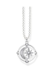 Thomas Sabo Silver Rotating Star & Moon Necklace - Image 1 of 5