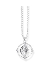 Thomas Sabo Silver Rotating Star & Moon Necklace - Image 3 of 5