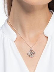 Thomas Sabo Silver Rotating Star & Moon Necklace - Image 5 of 5