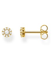 Thomas Sabo White Old Plated Curated Ear Studs - 925 Silver - Image 1 of 4