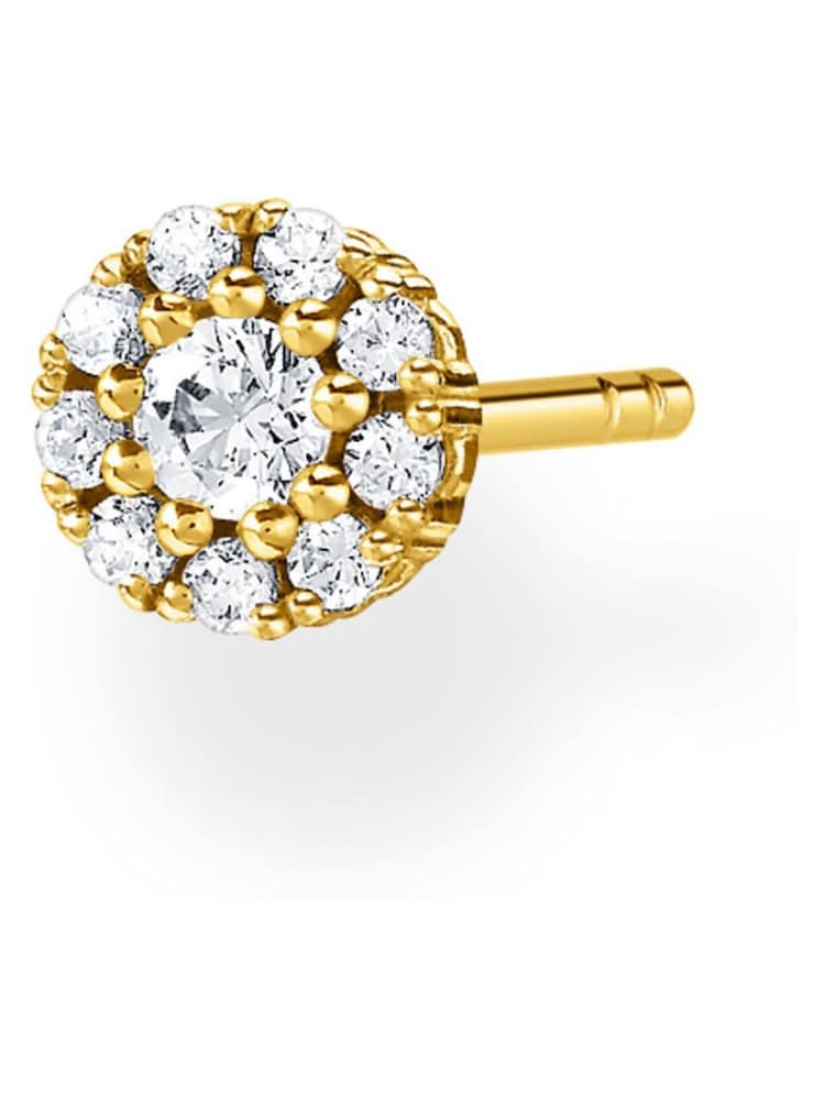 Thomas Sabo White Old Plated Curated Ear Studs - 925 Silver - Image 2 of 4