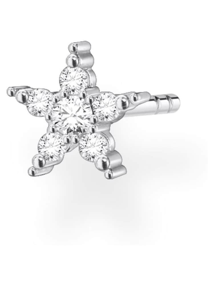 Thomas Sabo Silver Star Curated Ear Studs - 925 Silver, Zirconia - Image 2 of 3