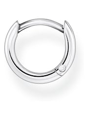 Thomas Sabo Silver Single Hinged Hoop Earrings - Image 2 of 3