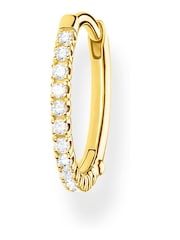Thomas Sabo Gold Plated Single Hinged Hoop Earring - Image 2 of 3