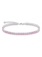 Thomas Sabo Pink Sparkling Tennis Bracelet - Image 1 of 3