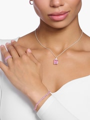 Thomas Sabo Pink Sparkling Tennis Bracelet - Image 2 of 3