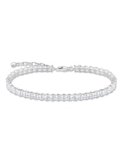 Thomas Sabo White Timeless Princess Cut Tennis Bracelet - Image 1 of 4