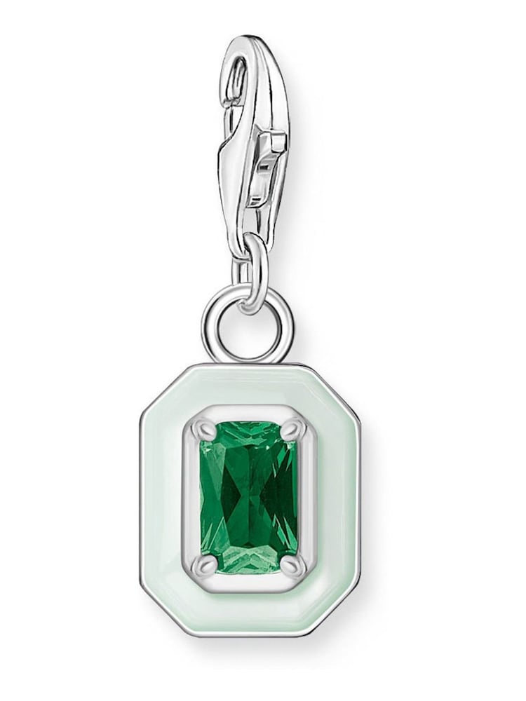 Thomas Sabo Green Pastel Octagon Charm Pendant - Image 1 of 5