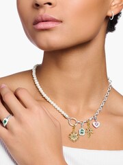 Thomas Sabo Green Pastel Octagon Charm Pendant - Image 3 of 5