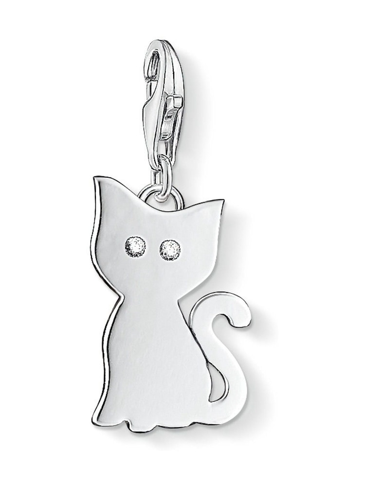 Thomas Sabo White Cat Charm Pendant - Image 1 of 2