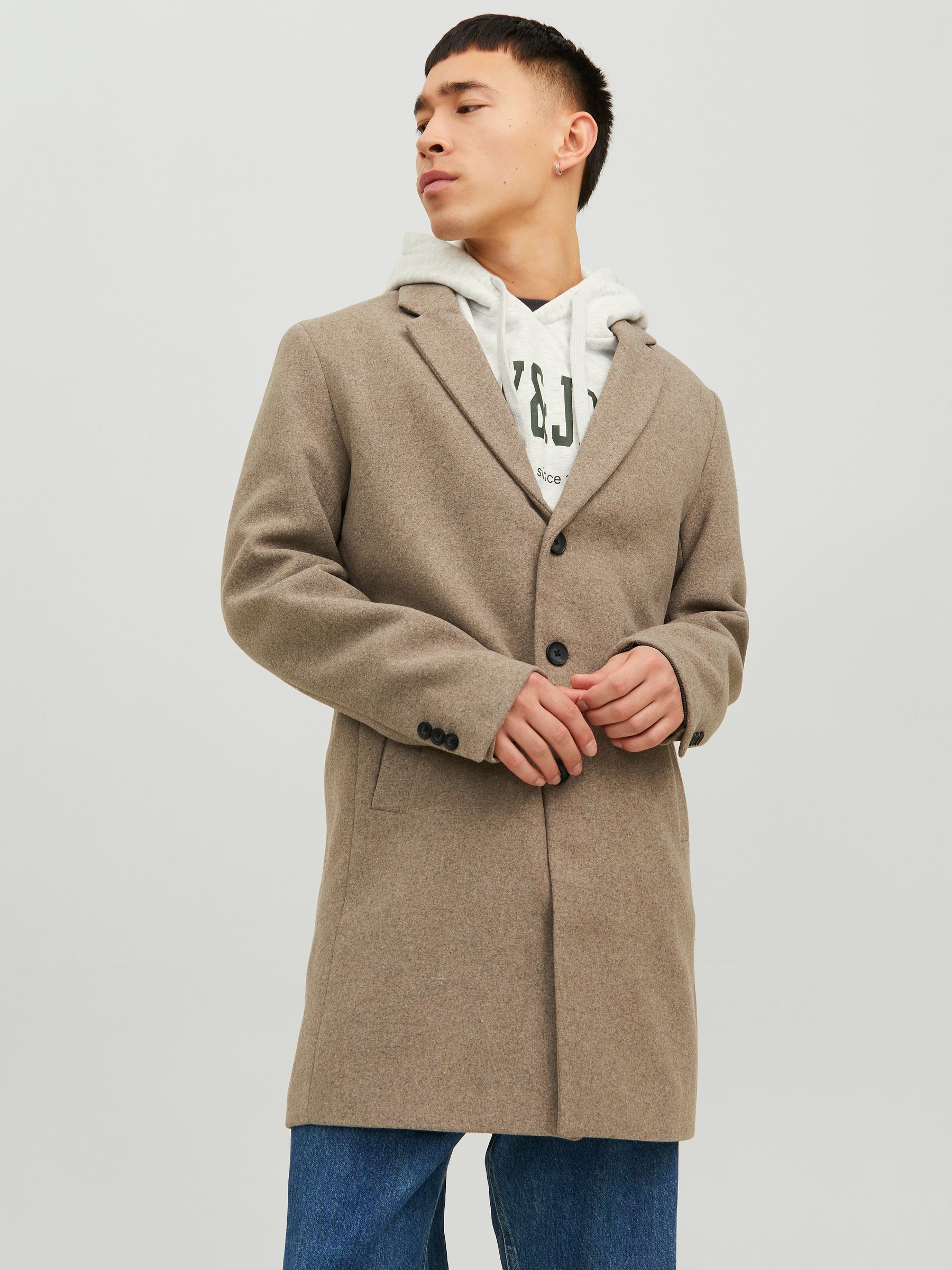 Smart wool coat on sale