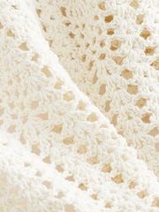 White Crochet Mini Skirt - Image 5 of 5