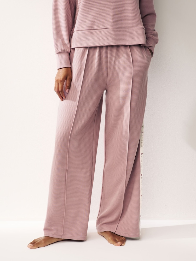B by Ted Baker Ribbed Wide Leg Joggers - Image 1 of 1