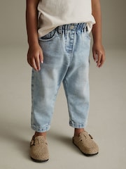 Denim Lightwash Mom Jeans (3mths-7yrs) - Image 1 of 9