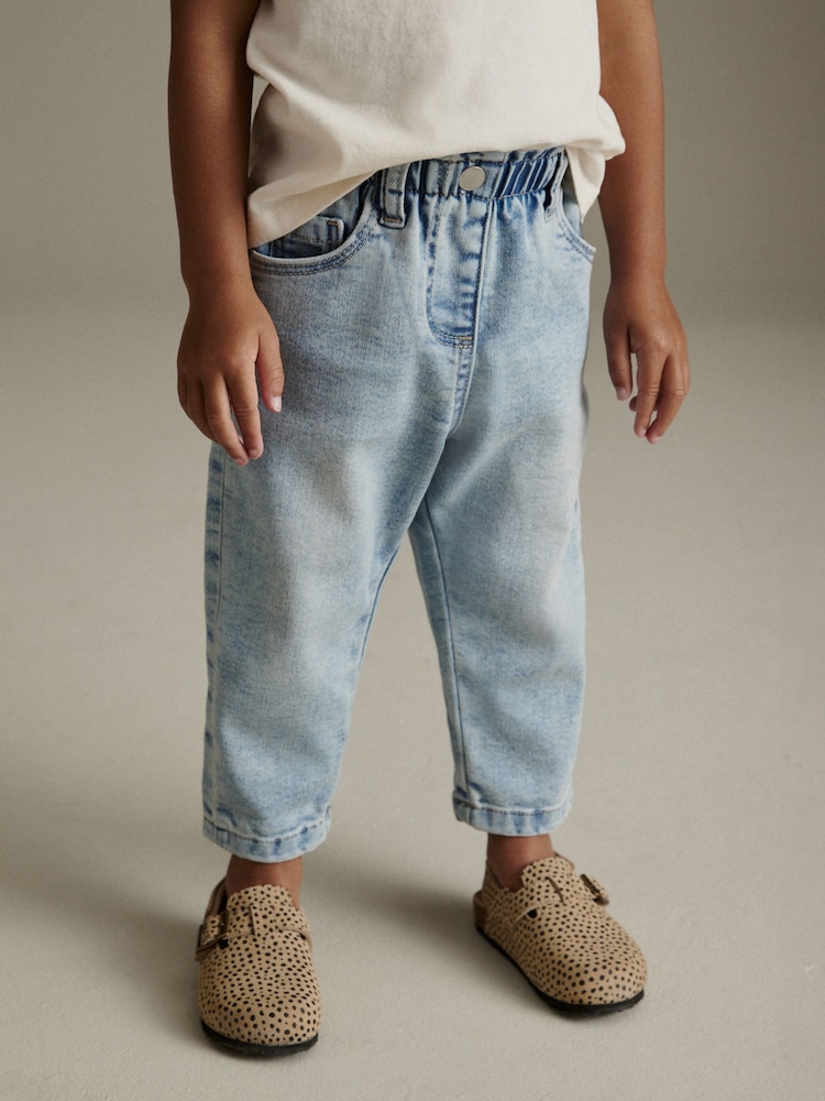Denim Lightwash Mom Jeans (3mths-7yrs) - Image 1 of 9
