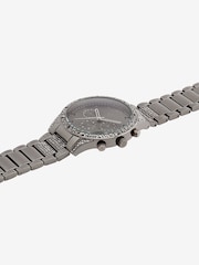Gunmetal Tone Bling Bracelet Watch - Image 3 of 4