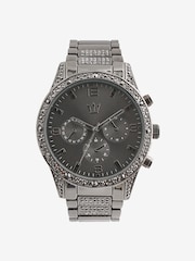 Gunmetal Tone Bling Bracelet Watch - Image 4 of 4