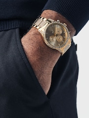 Gold Tone Bling Bracelet Watch - Image 1 of 4