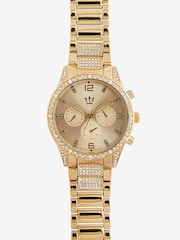 Gold Tone Bling Bracelet Watch - Image 2 of 4