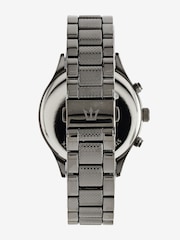 Gun Metal Tone Pattern Bracelet Watch - Image 3 of 4
