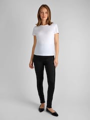 JoJo Maman Bébé Black Superstretch Skinny Maternity Denim Jeans - Image 2 of 3
