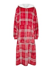 Long Tall Sally Red Snuggle Blanket Hoodie - Image 6 of 6
