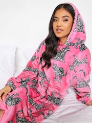 PixieGirl Petite Pink Snuggle Blanket Hoodie - Image 4 of 4