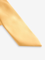 Yellow Slim Twill Tie - Image 2 of 3