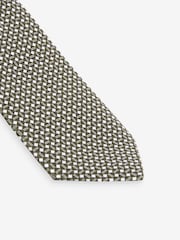 Green Geometric Pattern Tie - Image 2 of 3