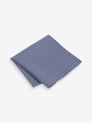 Neutral Brown/Rust Orange 2 Pack Textured Ties And Pocket Sqaure Set - Image 7 of 8