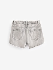 Grey Frayed Edge Distressed Shorts (3-16yrs) - Image 6 of 7