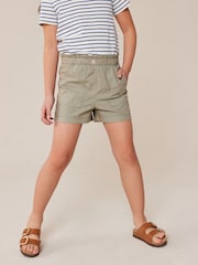 Khakigrün - Shorts aus Baumwollpopeline (3–16 Jahre) - Bild 2 von 7
