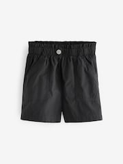 Black Poplin Cotton Shorts (3-16yrs) - Image 5 of 7