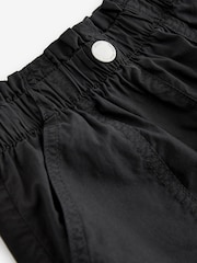 Black Poplin Cotton Shorts (3-16yrs) - Image 7 of 7