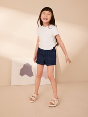 Dark Blue Pocket Denim Shorts (3-16yrs) - Image 1 of 7