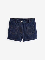 Dark Blue Pocket Denim Shorts (3-16yrs) - Image 5 of 7