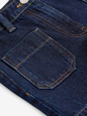 Dark Blue Pocket Denim Shorts (3-16yrs) - Image 7 of 7