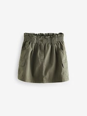 Khaki Green 100% Cotton Cargo Skirt (3-16yrs) - Image 5 of 8