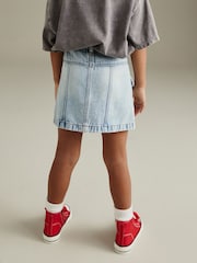 Helle Denim-Waschung - Cargorock aus 100 % Baumwolle (3-16 J.) - Bild 4 von 7
