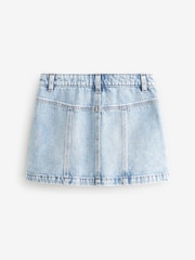 Helle Denim-Waschung - Cargorock aus 100 % Baumwolle (3-16 J.) - Bild 6 von 7