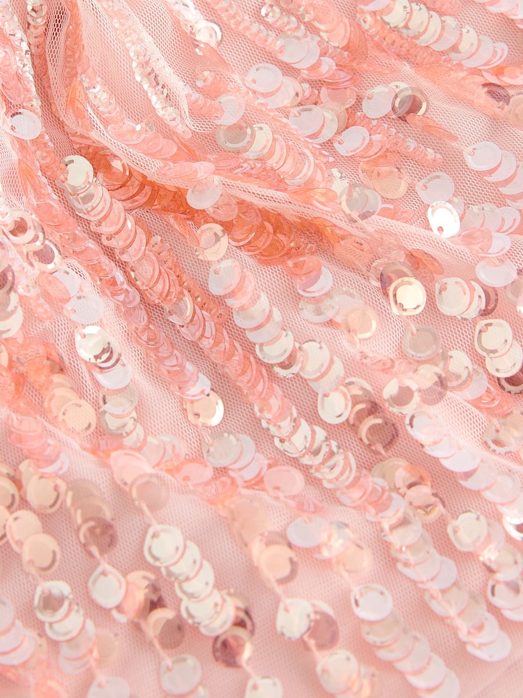 Pink Sequin Skirt (3-16yrs) - Image 3 of 3