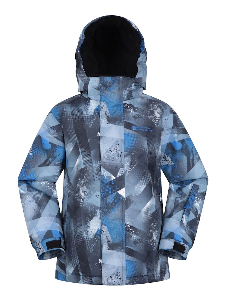 Mountain Warehouse Multi Kids Fleece Lined Printed Ski Jacket - Image 1 of 5