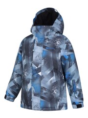 Mountain Warehouse Multi Kids Fleece Lined Printed Ski Jacket - Image 4 of 5