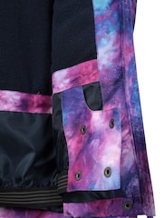 Mountain Warehouse Purple Kids Snowdrop Printed Ski Jacket - Image 5 of 5