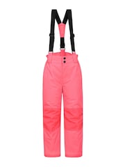 Mountain Warehouse Blue Kids Fleece Lined Snow Ski Jacket And Trousers Set - Image 3 of 5
